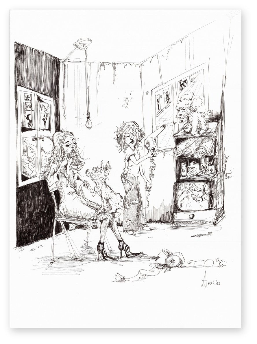 Nachbarin – Poster (Print)