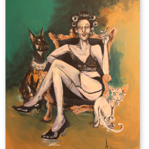 Underdog & Naked Cat – Poster (Print)